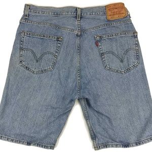 Levi's Regular Fit Light Wash Denim Jean Shorts 33